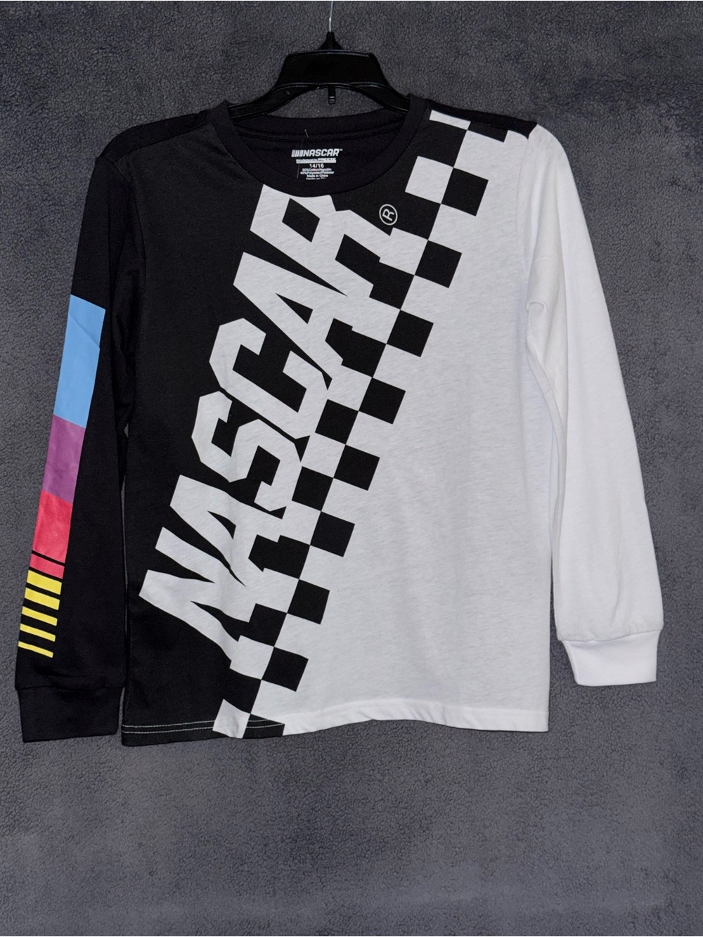 Freeze NASCAR Long Sleeve Kids Tee Size 14/16